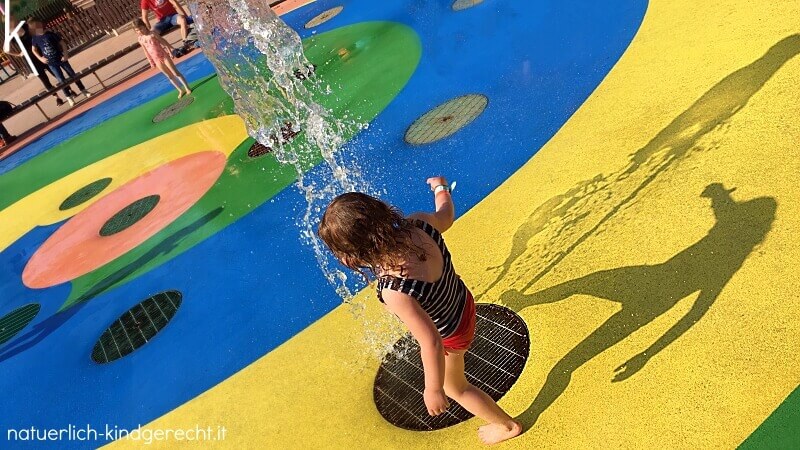 Wasserpark im Gardaland für Kleinkinder